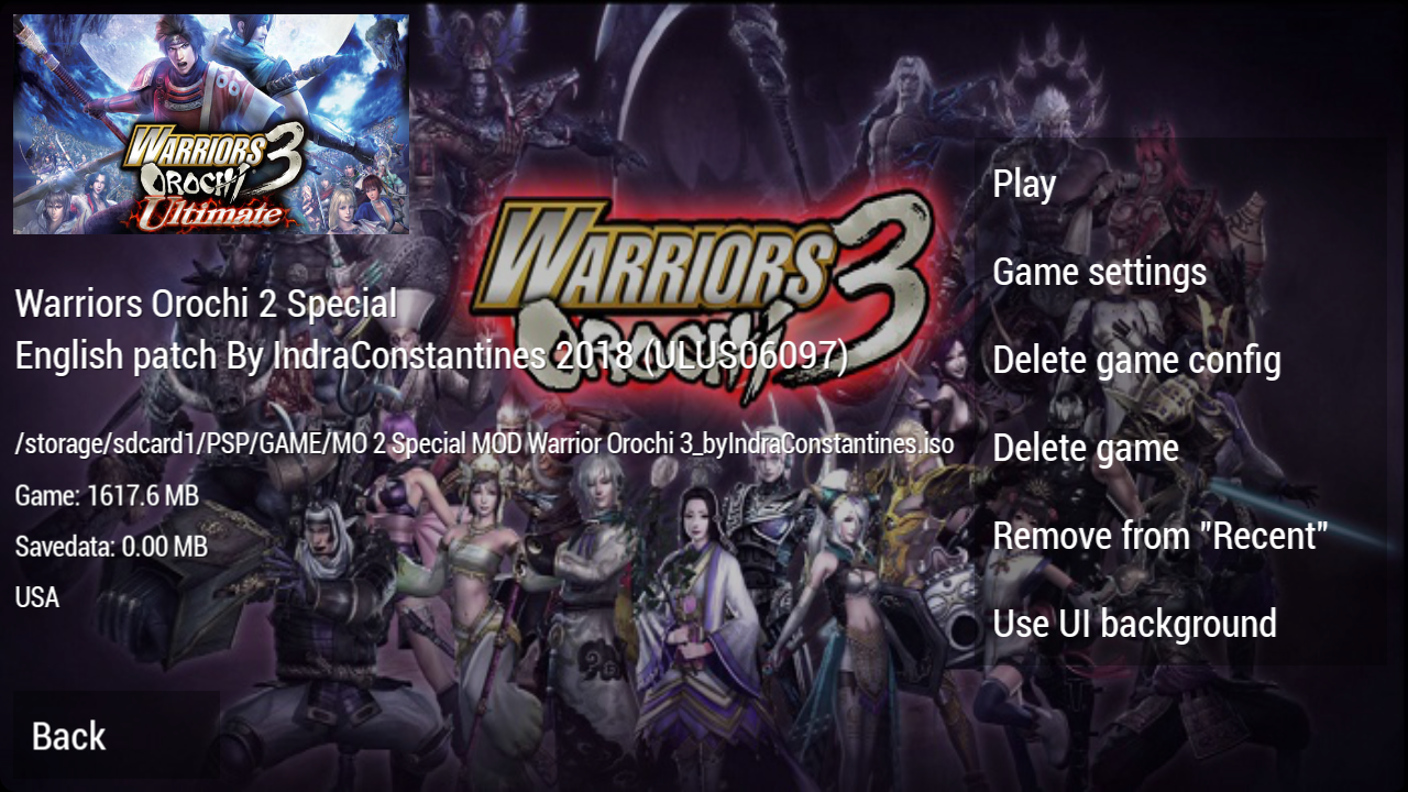 Warrior orochi 3 ultimate iso ps3